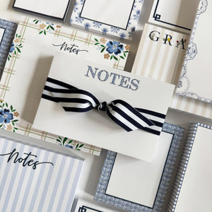 8.5x8.5 SLAB Stock Notepad | Windowpane Floral