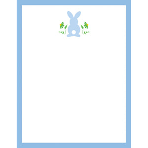 Stock Shoppe: 4x5 Blue Bunny Notepad