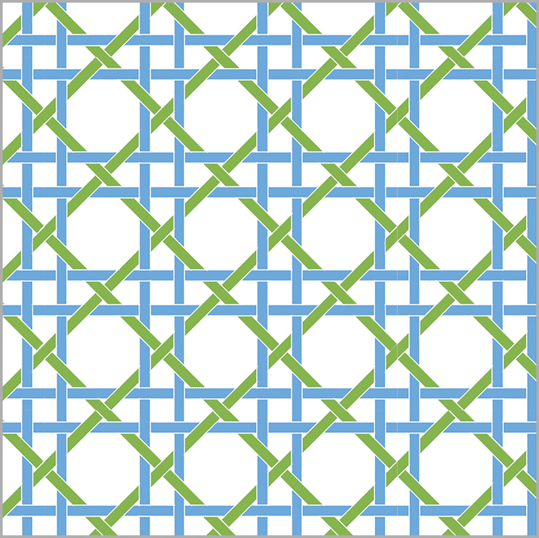 In Stock Basketweave Gift Wrap Sheets | Blue + Green