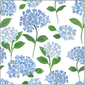 Paper Table Runner | Blue Hydrangeas
