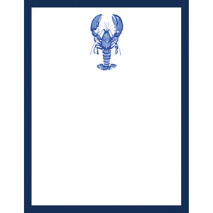 Stock Shoppe: 4x5 Blue Lobster Notepad