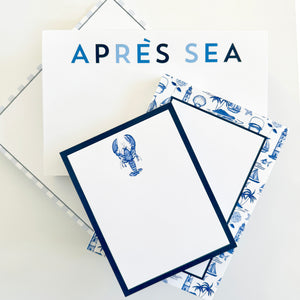 Stock Shoppe: 5x7 Seaside Toile Print Notepad