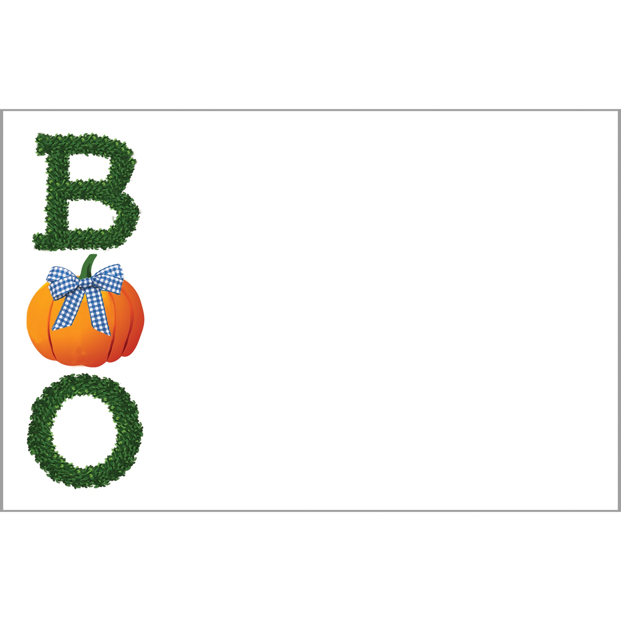In Stock 8.5x5.5 BOO Boxwood Slab Notepad