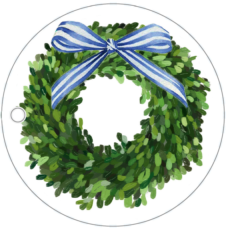 Stock Shoppe: Boxwood Wreath Die-Cut Gift Tags