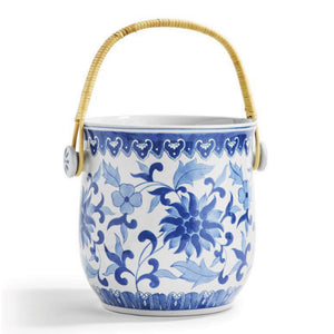 Blue and White Champagne Bucket
