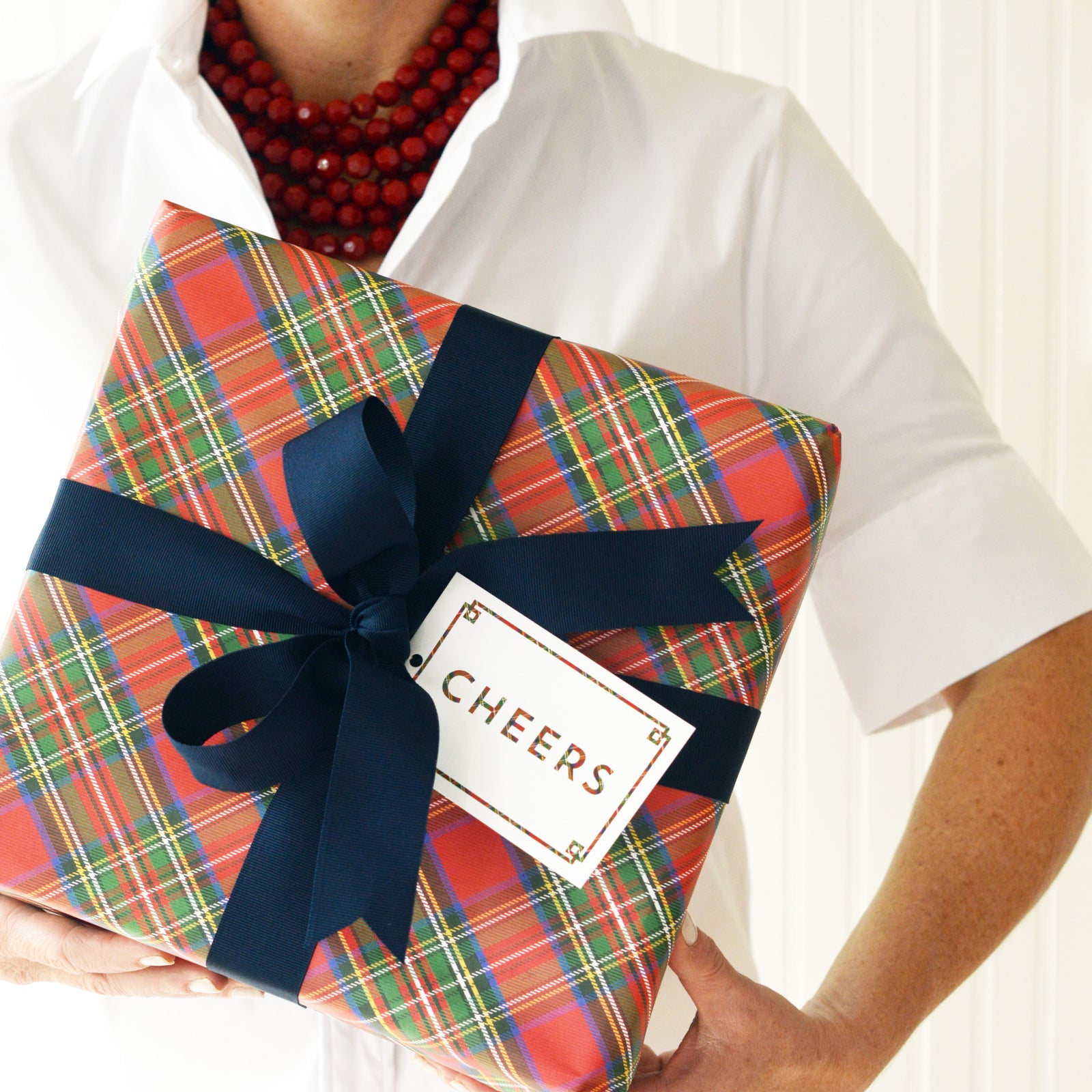 Continuous Roll Gift Wrap | Tartan Plaid