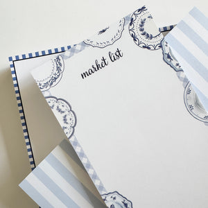 Stock Shoppe: 4.25x8.5 China Plates Notepad