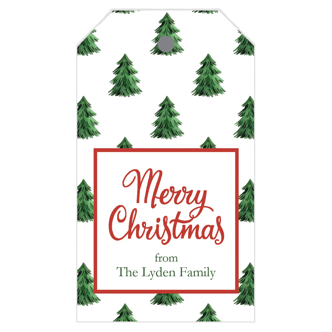 Christmas Tree Farm Personalized Gift Tags