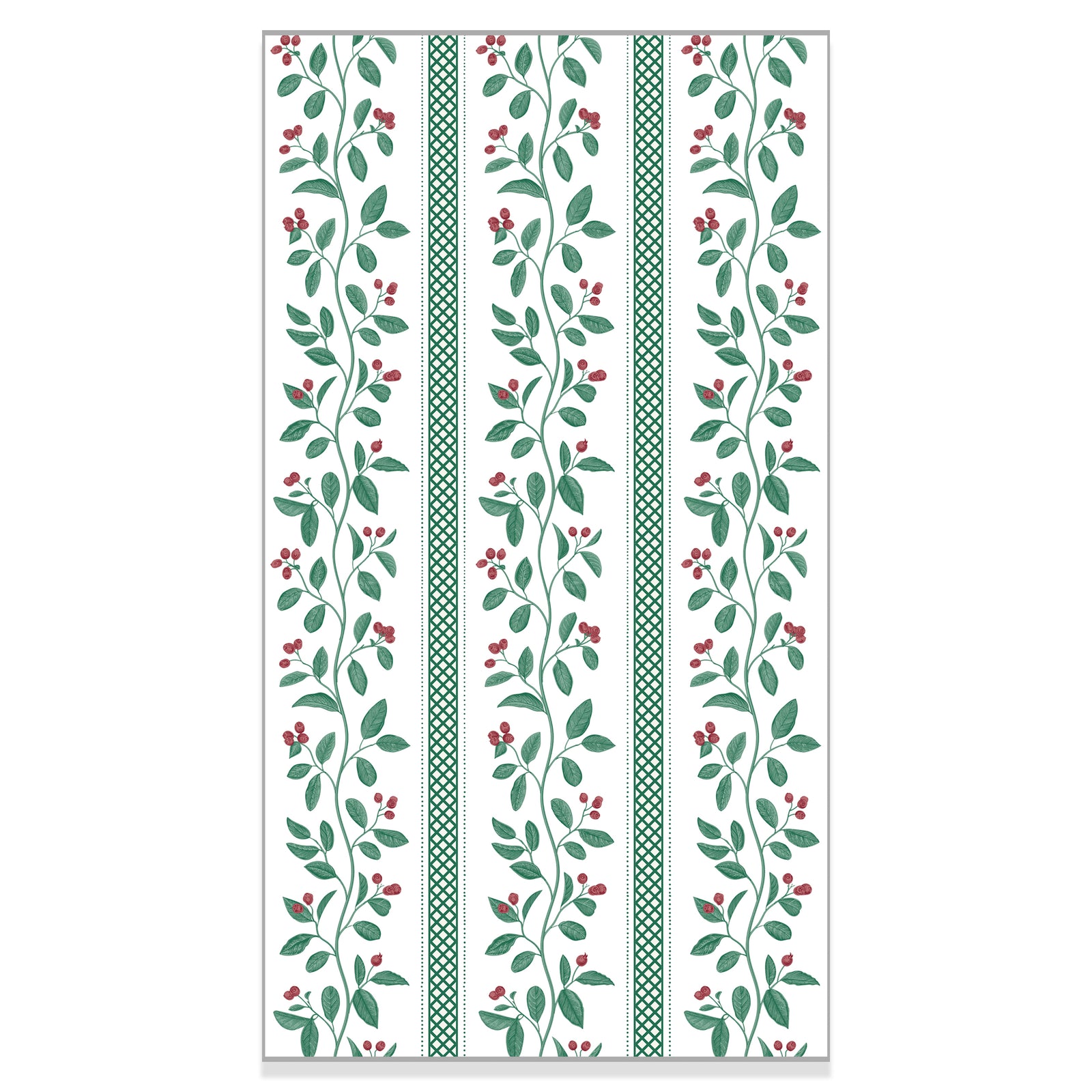 Christmas Berries Stripe Paper Guest Towels – 40 Count