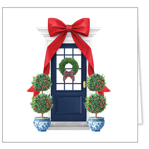 In Stock Gift Enclosure Cards + Envelopes | Christmas Bow Front Door