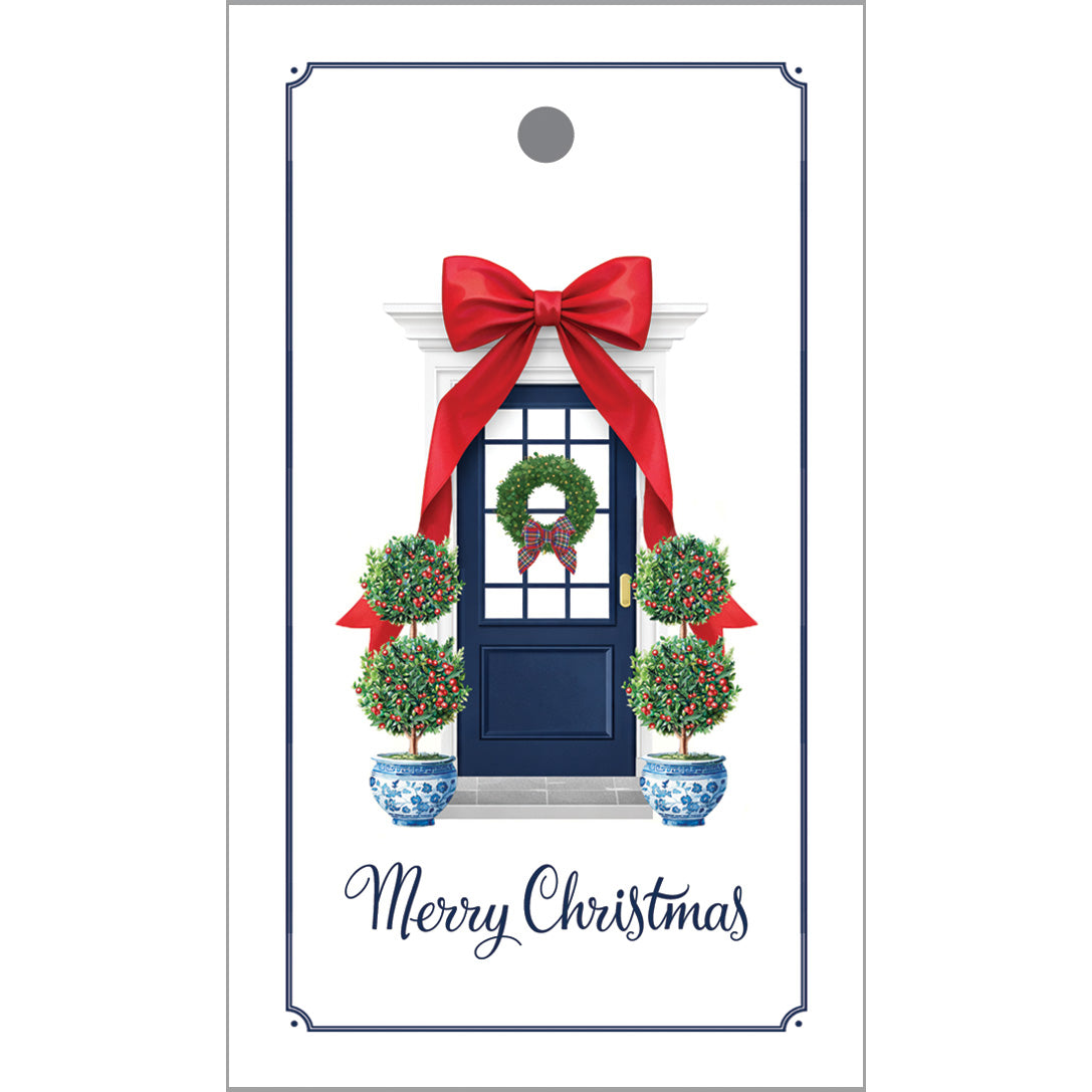 In Stock Gift Tags | Christmas Bow Front Door