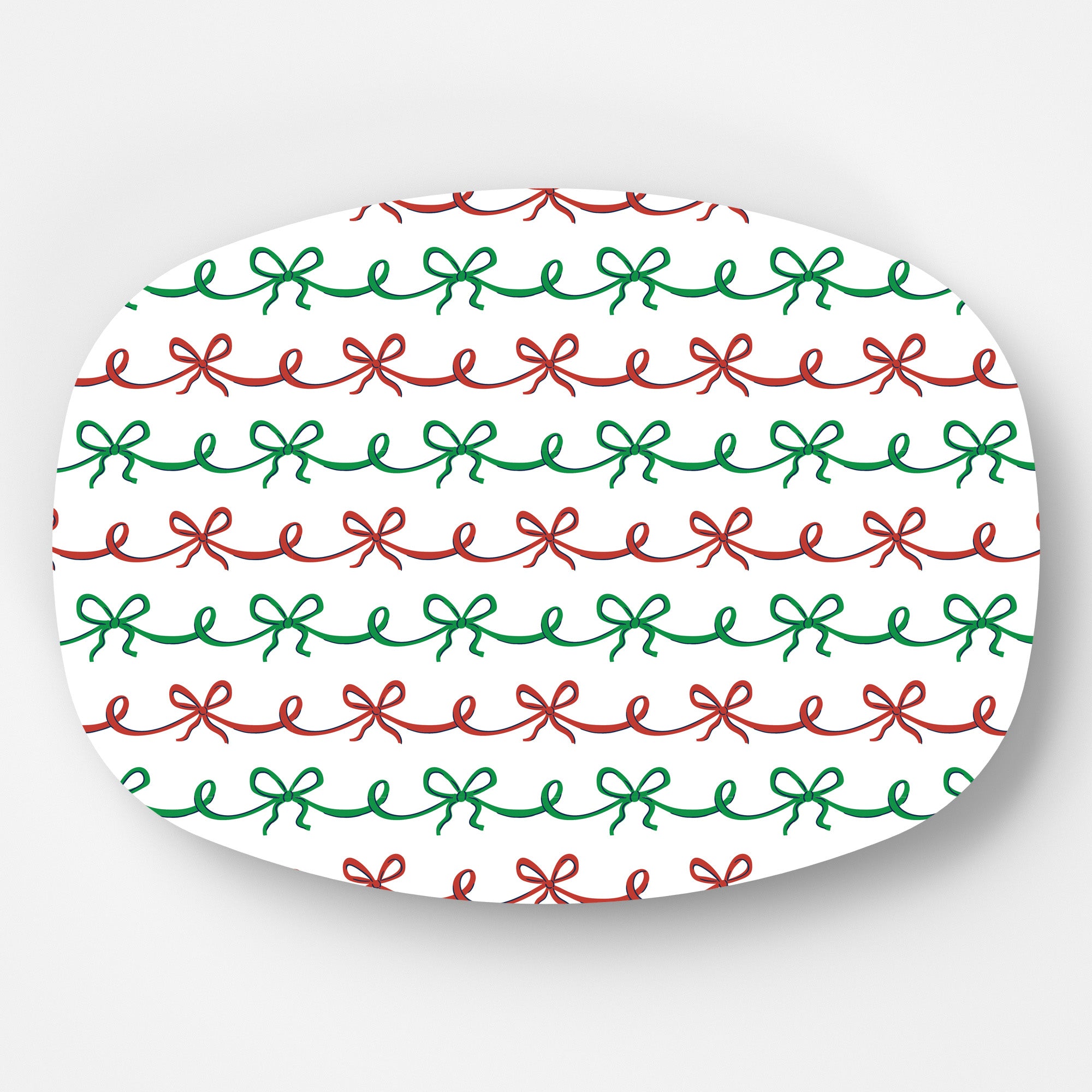 In Stock WH Serving Platter | Ribbon Garland