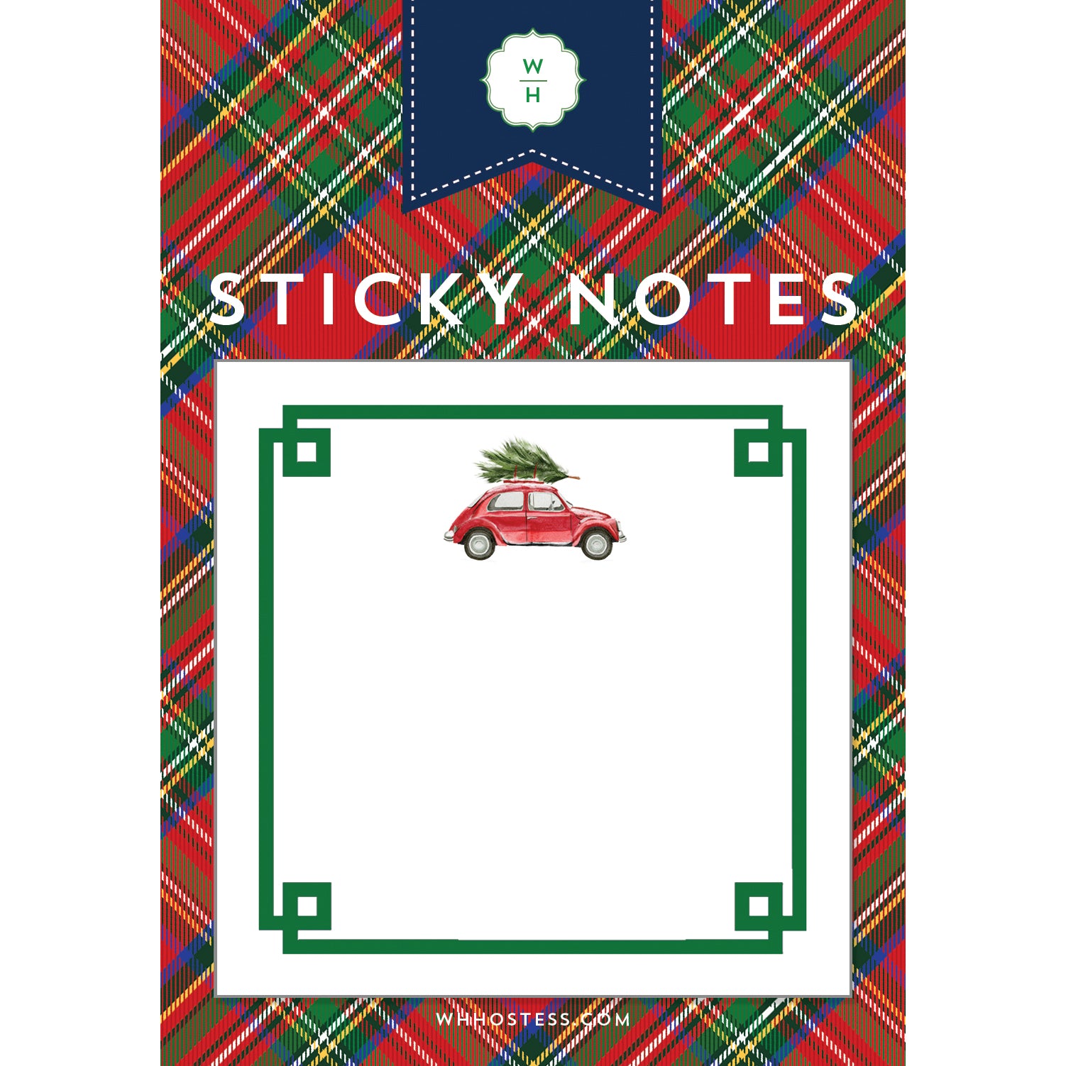 In Stock Christmas Car Single Sticky Notes