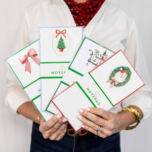 Christmas Tree Plaque List Notepad – 4.25x8.5, 75 Pages