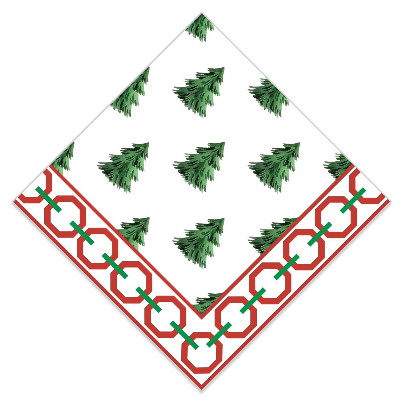 WH Paper Cocktail Napkins | Christmas Tree Farm