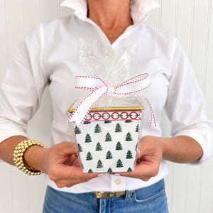 WH Hostess x Hedge Farm Mini Cache Pot Candle | Christmas Tree Farm