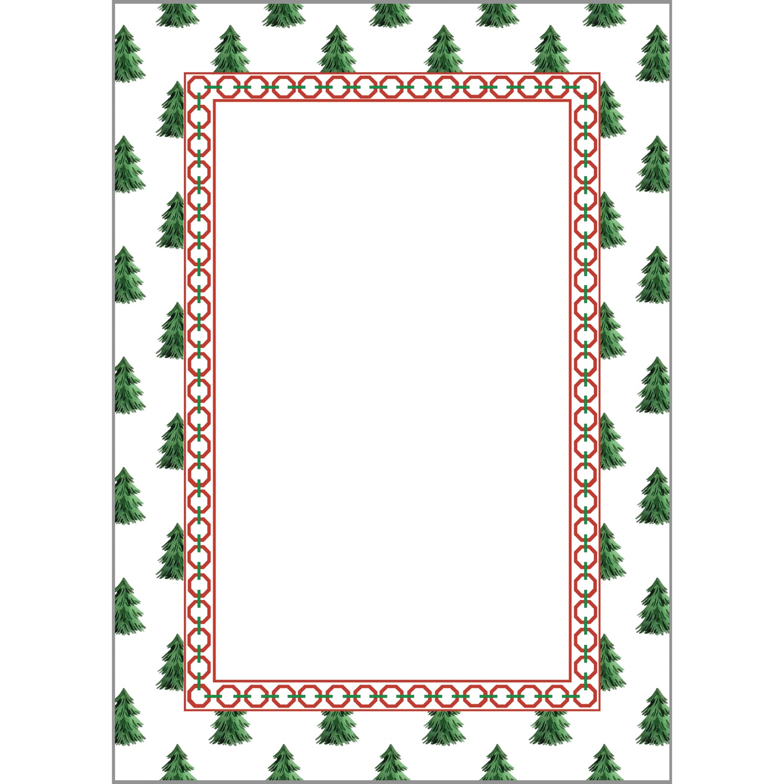 In Stock 5x7 Christmas Tree Farm Notepad
