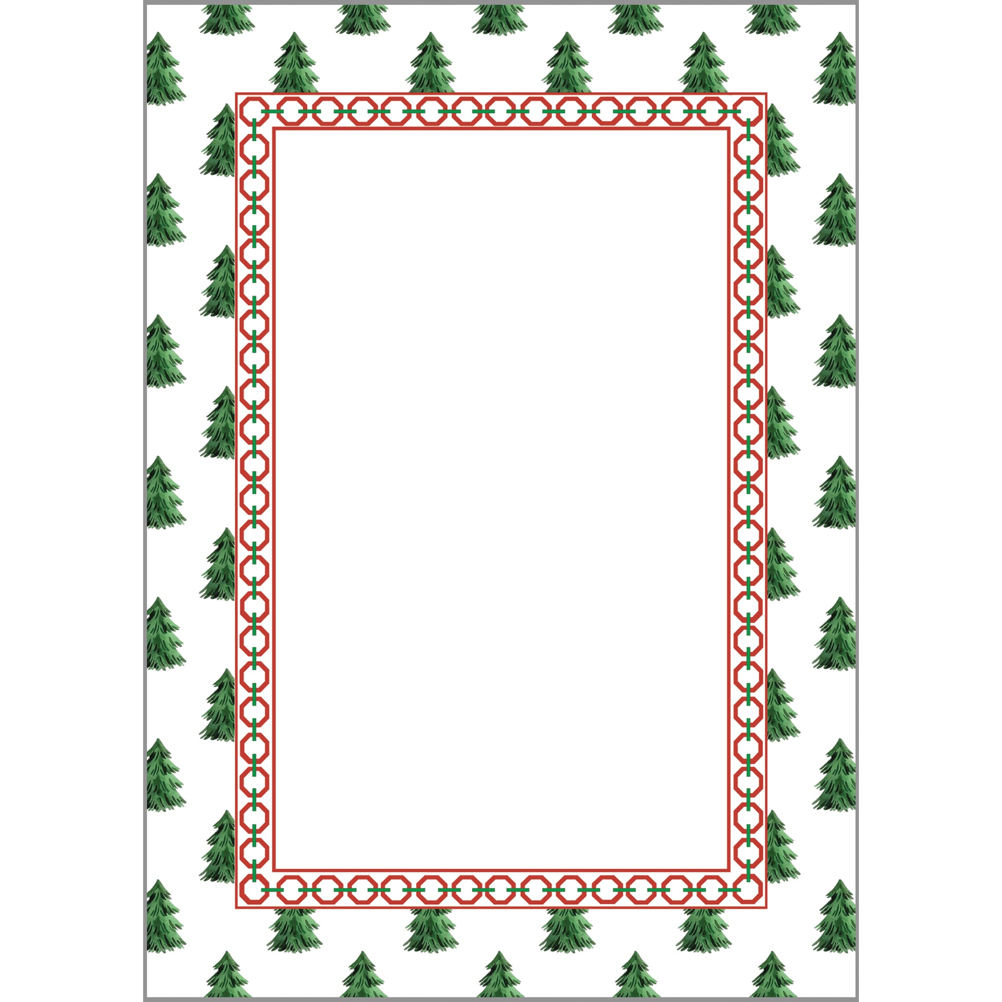 In Stock 5x7 Christmas Tree Farm Notepad