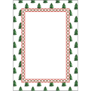 Stock Shoppe: 5x7 Christmas Tree Farm Notepad