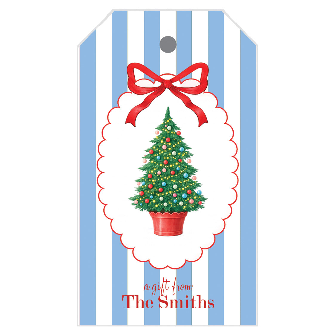 Christmas Tree Plaque Personalized Christmas Gift Tags