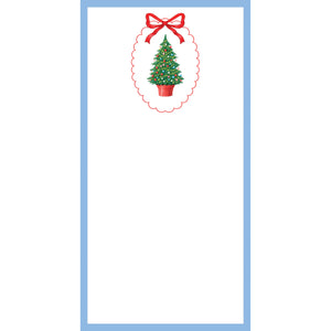 Christmas Tree Plaque List Notepad – 4.25x8.5, 75 Pages