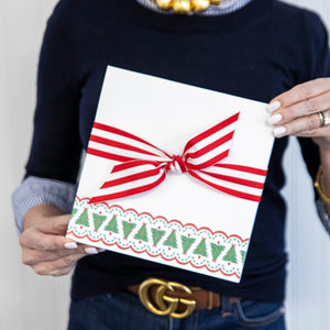 Christmas Tree Scallop 8.5x8.5 Jumbo Slab Notepad – 200 Pages