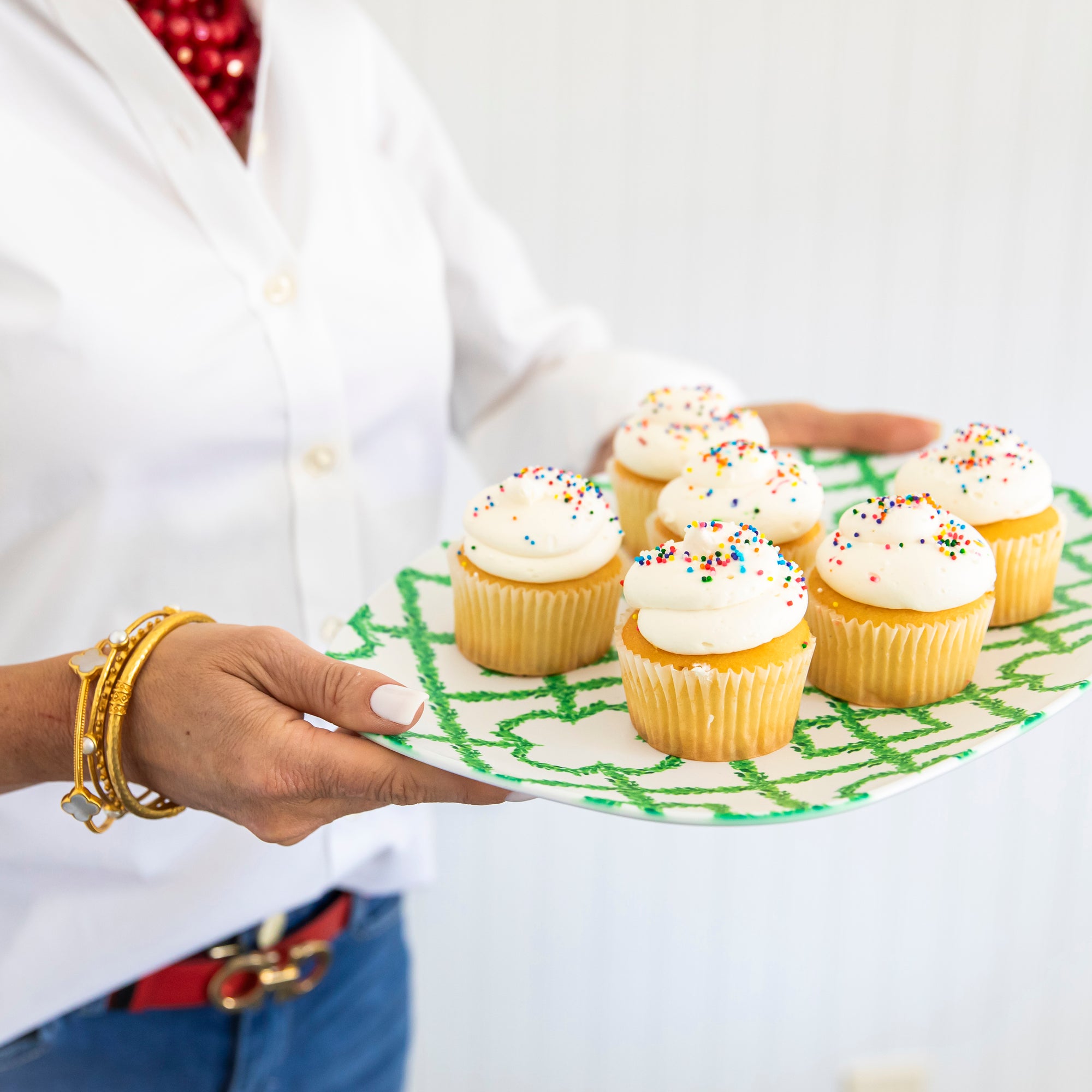 WH Serving Platter | Clover Lattice