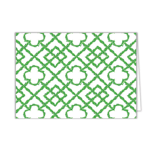 In Stock Folded Notecard Set of 10 | Clover Lattice