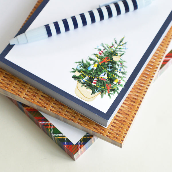 Stock Shoppe: 5x7 Coastal Christmas Tree Notepad - WH Hostess Social ...