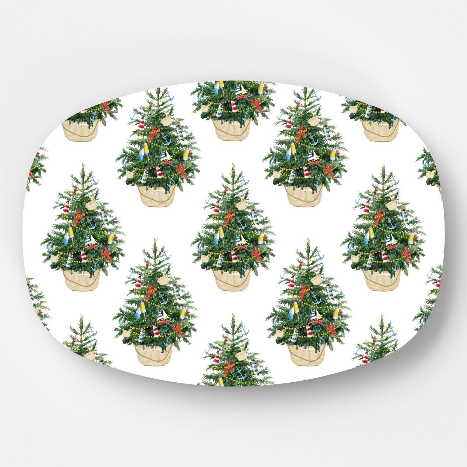 WH Serving Platter | Coastal Christmas Tree