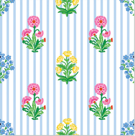 In Stock Paper Table Runner | Coco Block Print