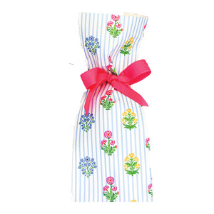 Paper Wine Bag Kit | Coco Block Print