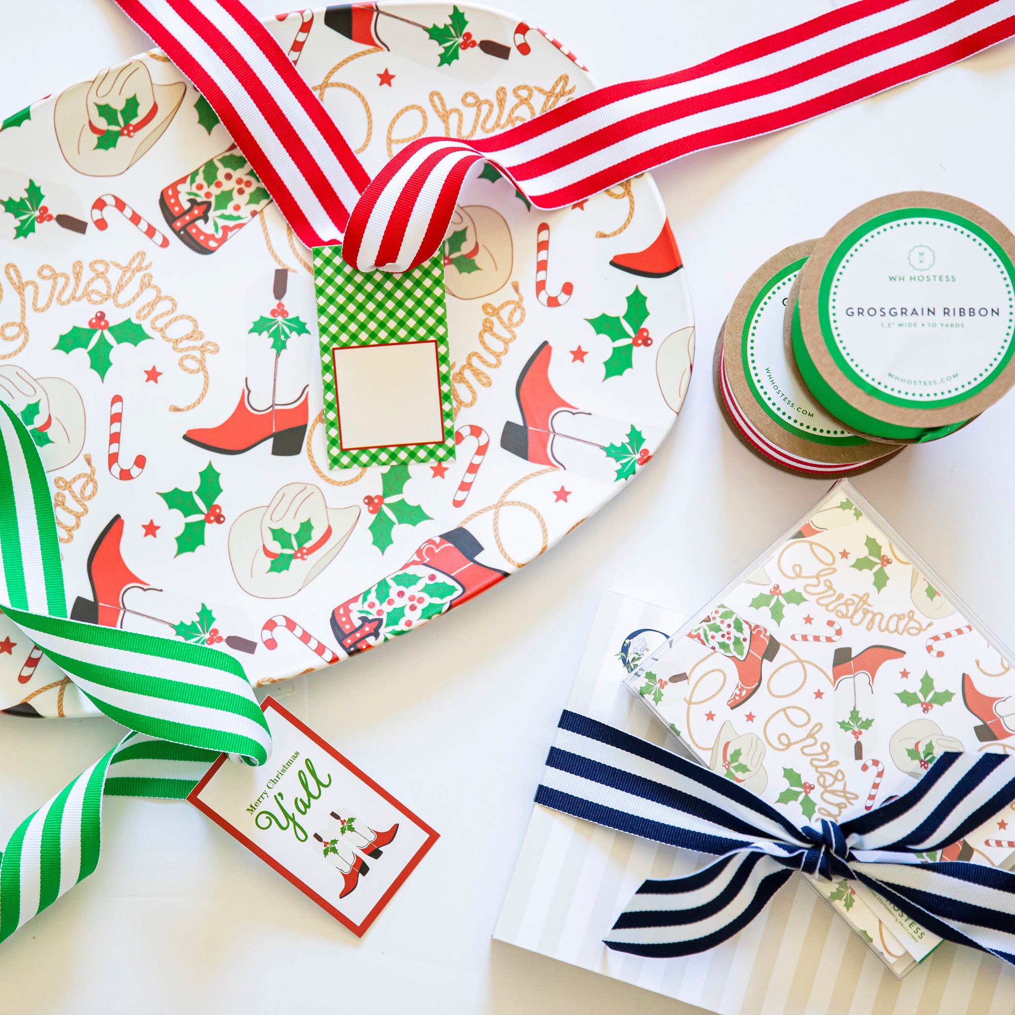 WH Serving Platter | Cowboy Christmas