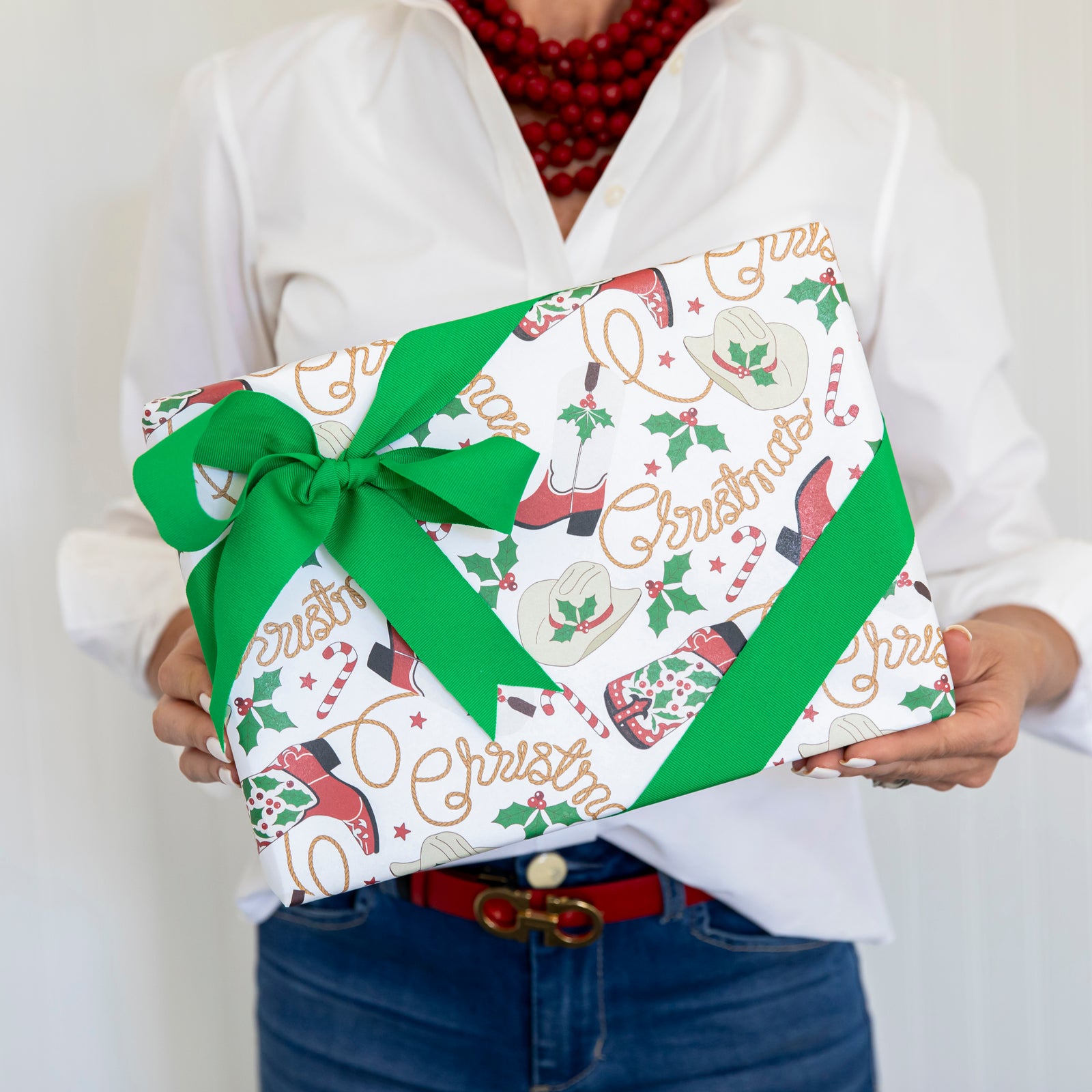 Continuous Roll Gift Wrap | Cowboy Christmas