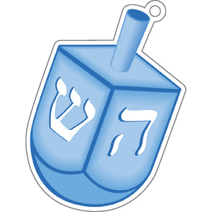 Stock Shoppe: Dreidel Hanukkah Die-Cut Gift Tags