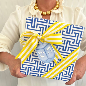 Stock Shoppe: Dreidel Hanukkah Die-Cut Gift Tags