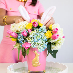 Pink Bunny Cache Pots | Two Sizes Available