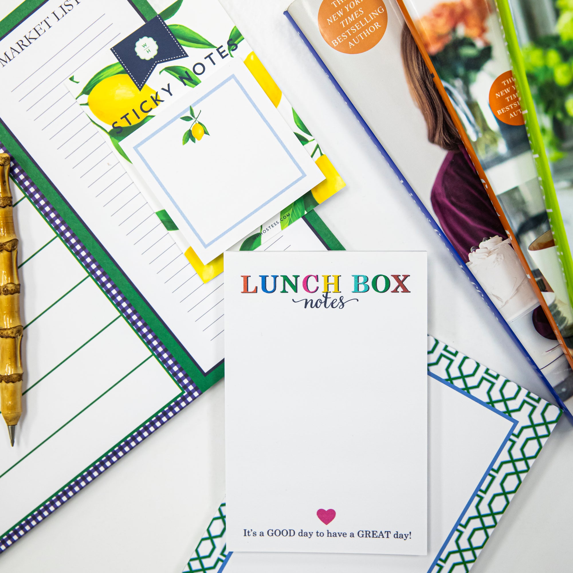 Box For Writing Notes Lunch Box Notes | Sticky Notes - WH Hostess Social Stationery