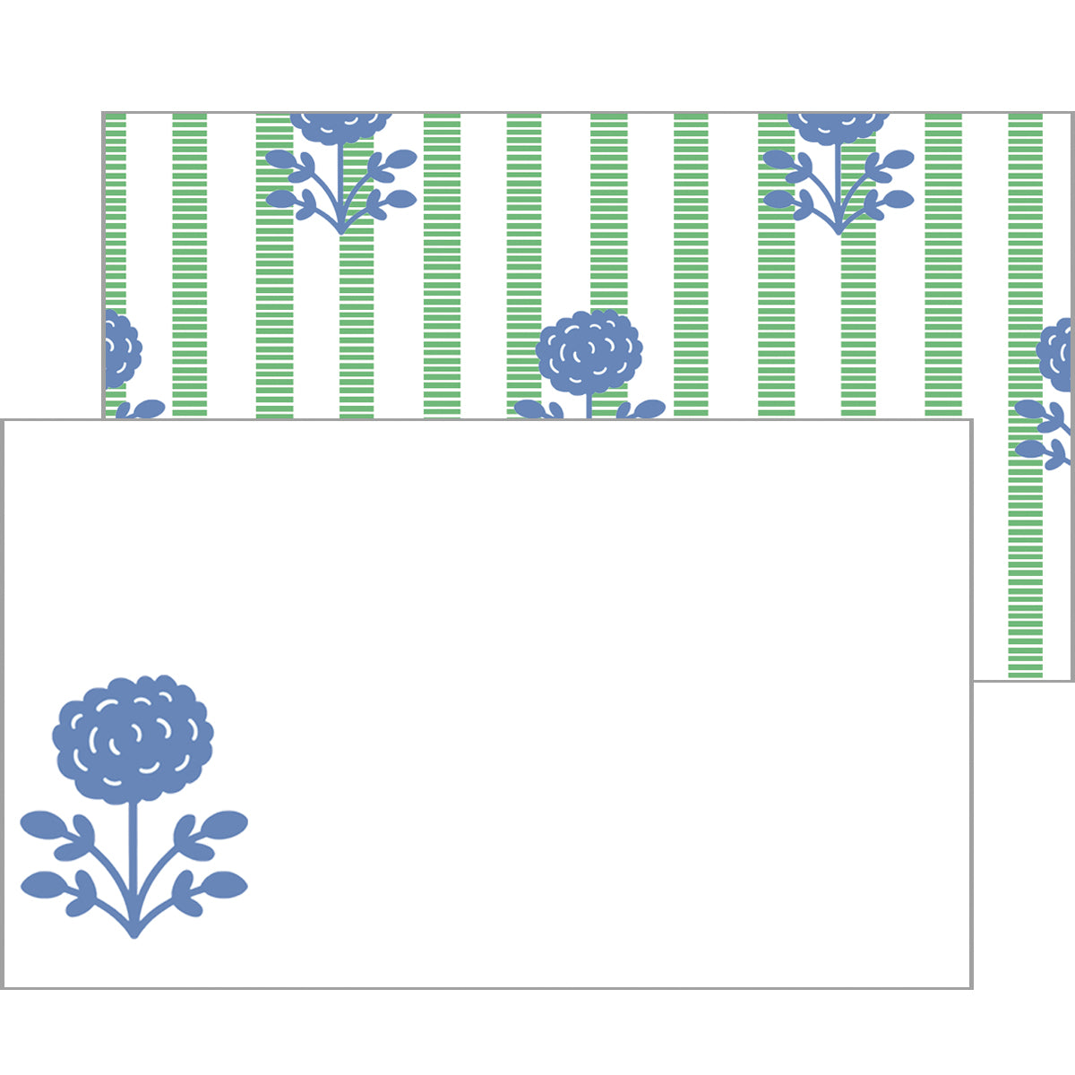 In Stock Happy Notes | Floral Stripe Flower