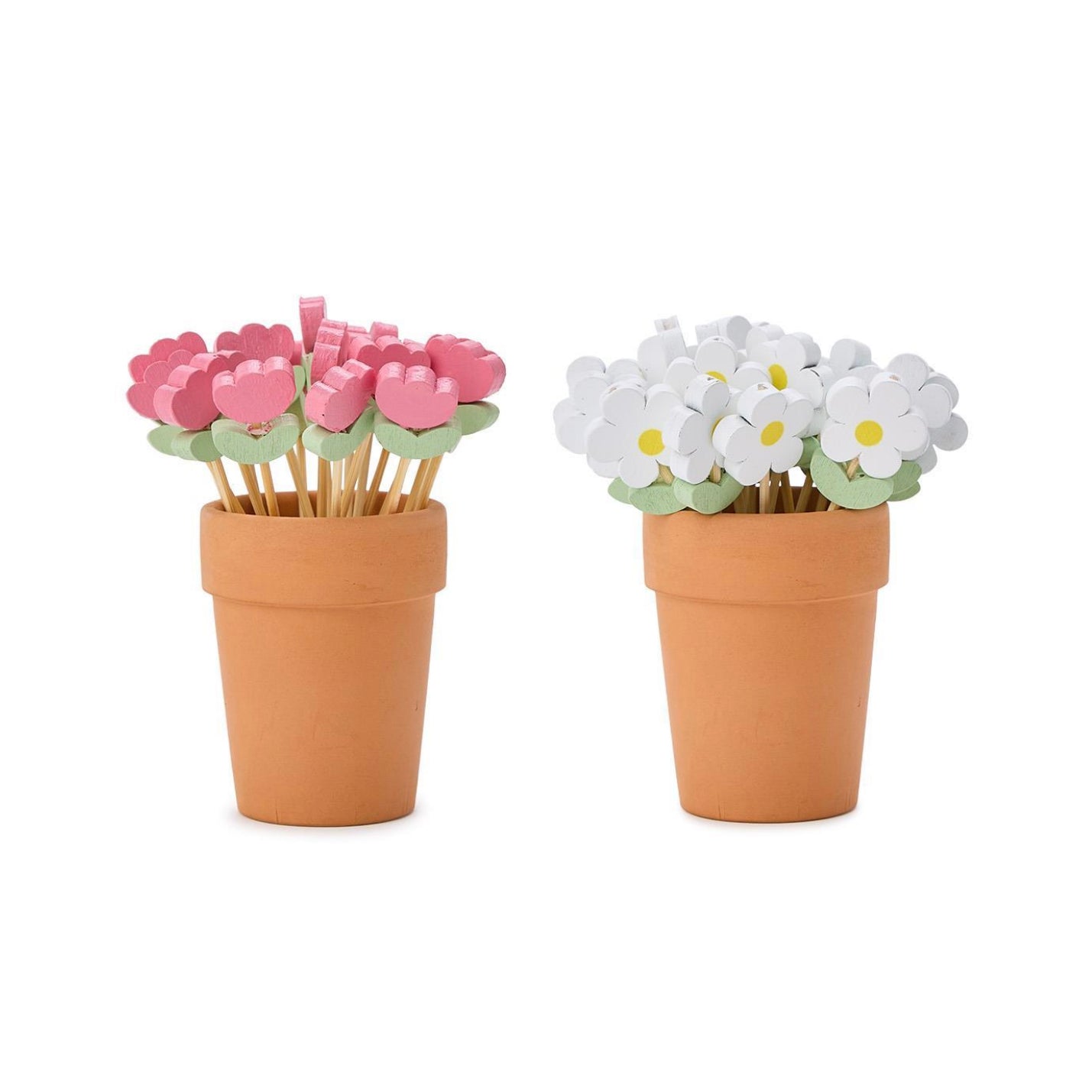 Garden Flower Toothpick Set | Color Options