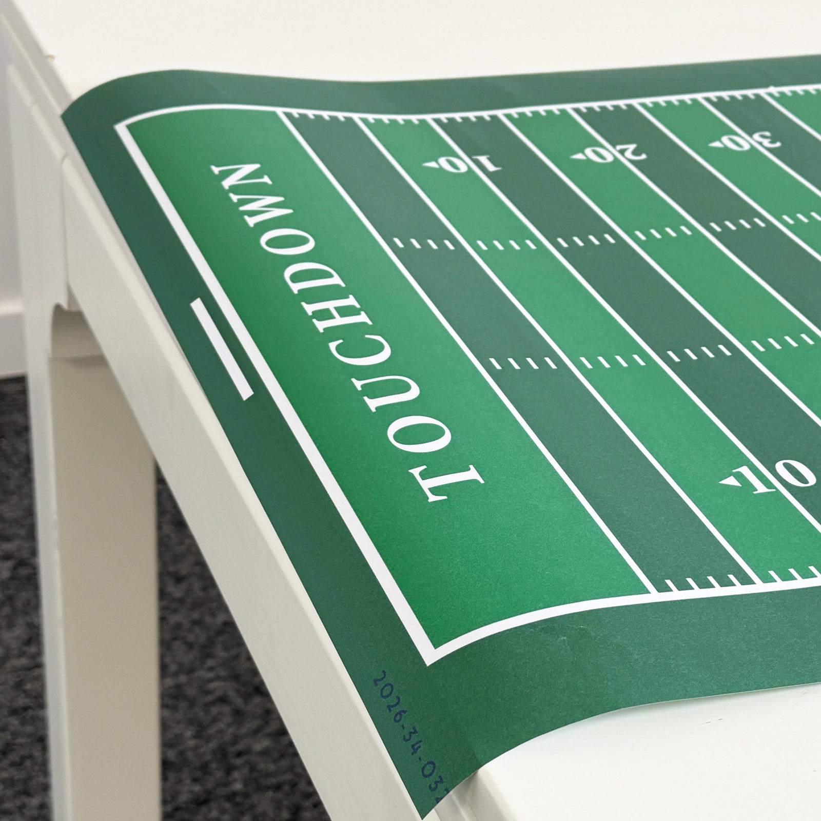 Paper Table Runner | Football Field