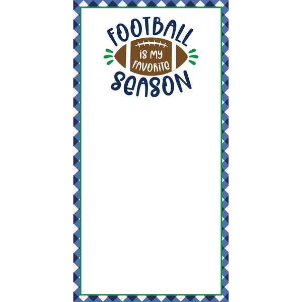 Stock Shoppe: 4.25x8.5 Football Season List Notepad - WH Hostess Social ...