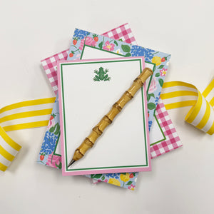 Stock Shoppe: 4x5 Preppy Frog Notepad