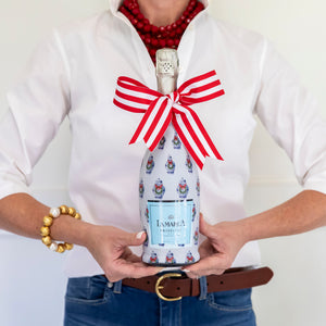 Beau Bottles x WH Hostess Bottle Wrap | Ginger Jar with Wreath