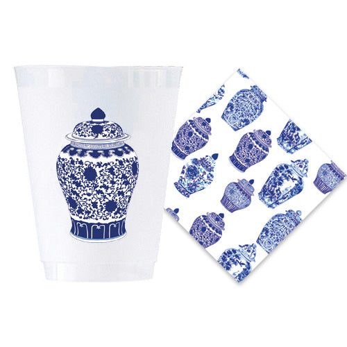 Bundle: Ginger Jar Shatterproof Cups + Cocktail Napkins