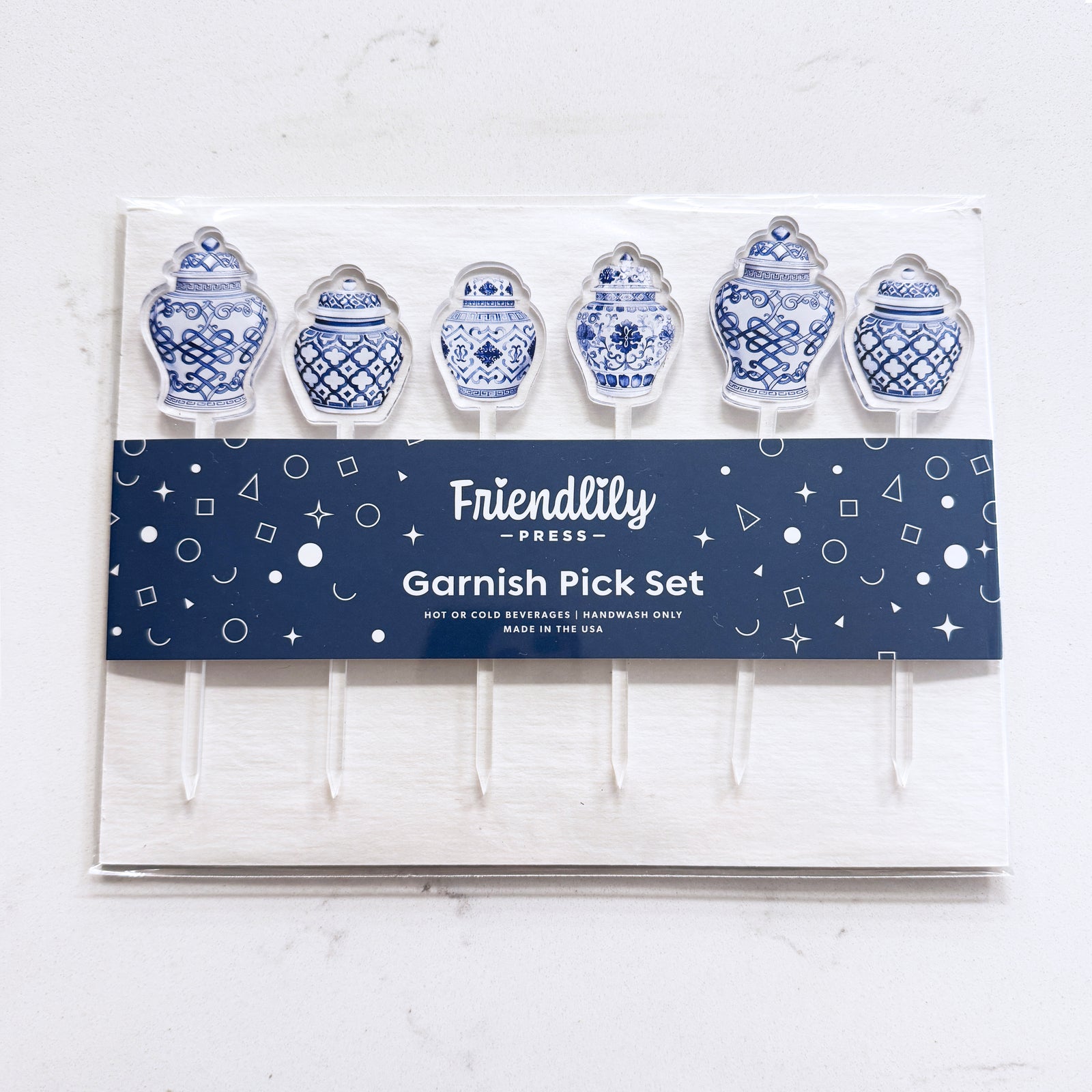 WH Hostess Acrylic Garnish Picks | Ginger Jars