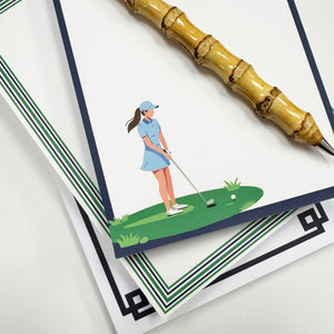 Stock Shoppe: 4x5 Golf Girl Notepad