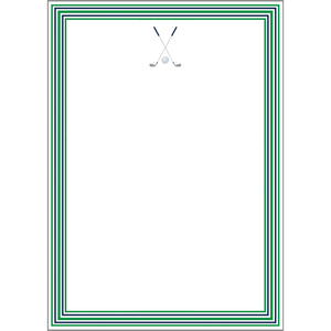 Stock Shoppe: 5x7 Golf Stripe Notepad