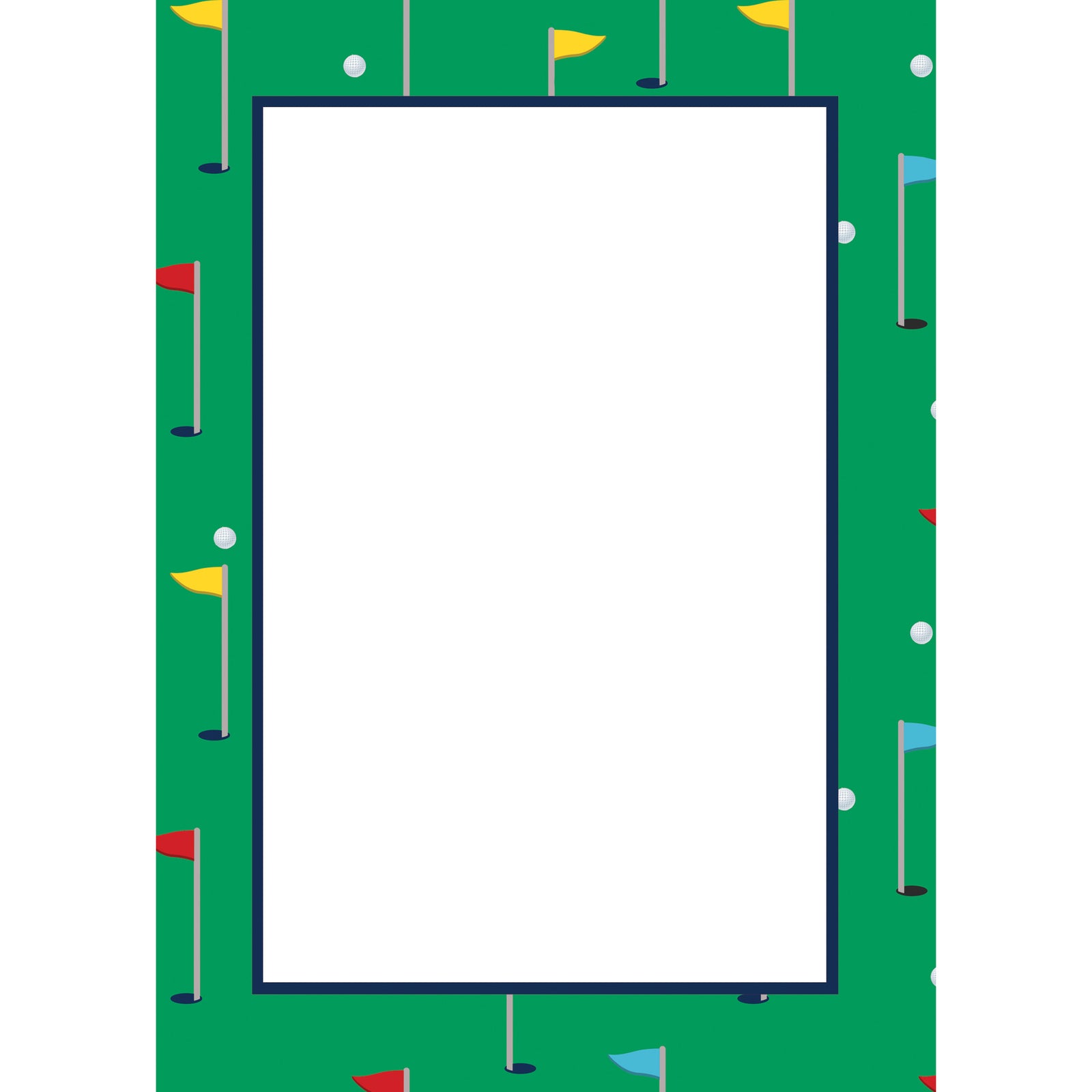 In Stock 5x7 Golf Flags Notepad