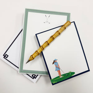 Stock Shoppe: 5x7 Golf Stripe Notepad